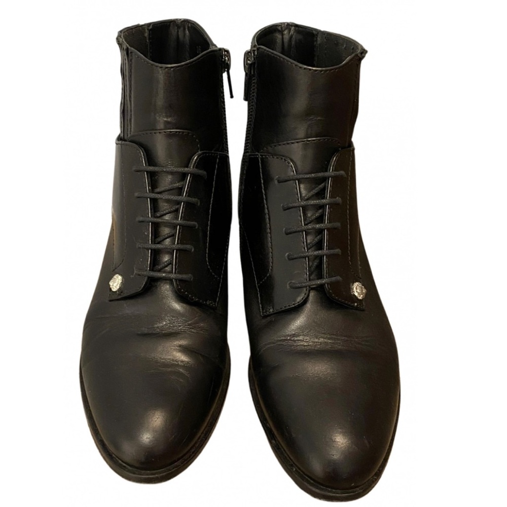 Versus Versace Black Leather Boots